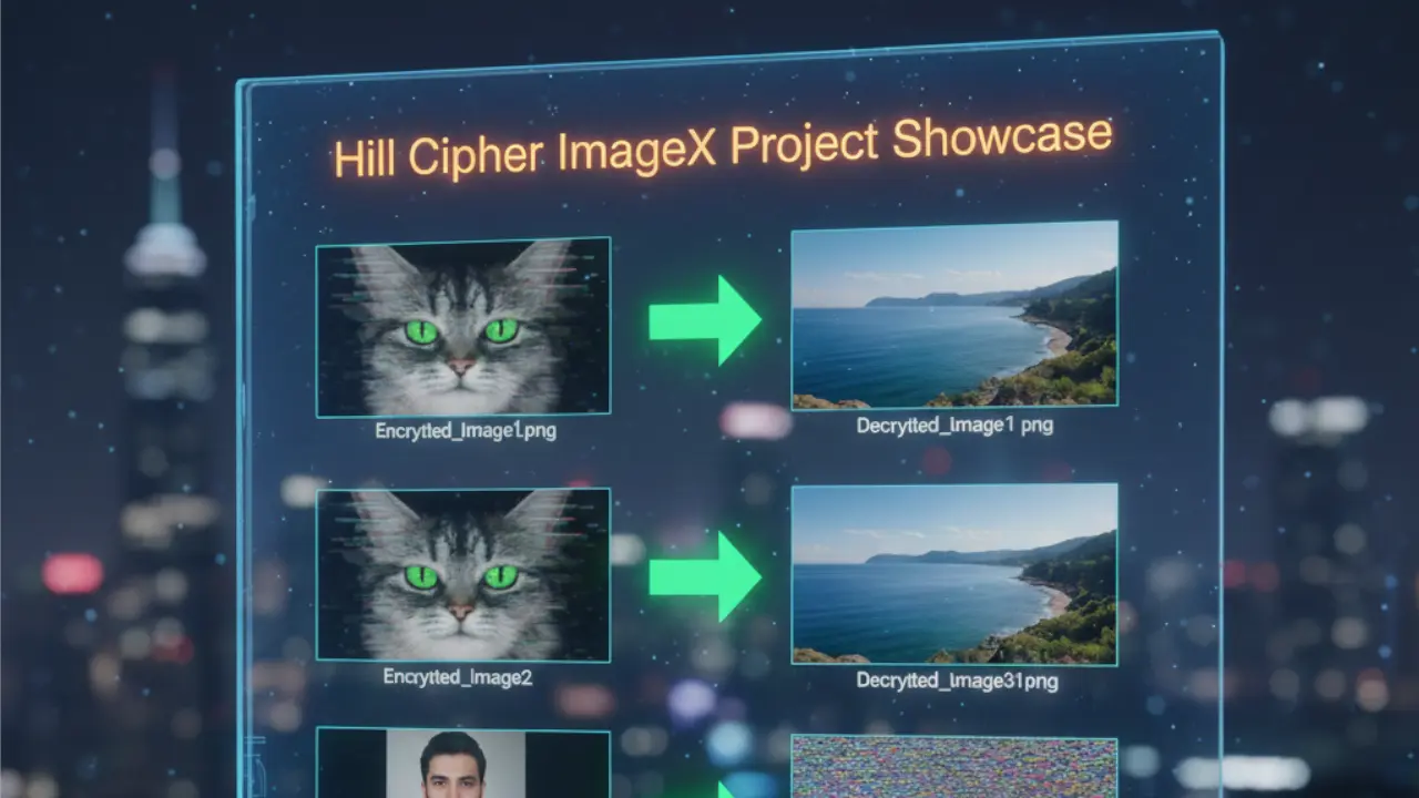 Hill Cipher ImageX